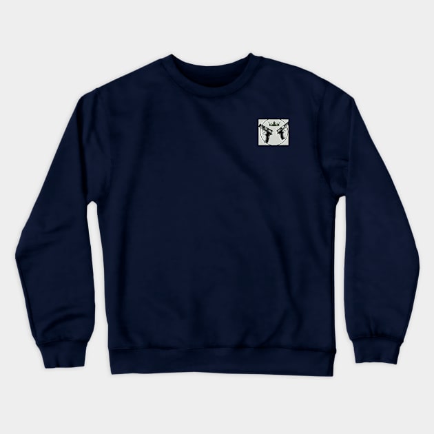 Gun King Crewneck Sweatshirt by Bauted